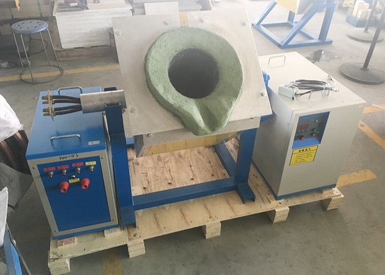 1300C 150Kg Brass Melting Furnace For Copper Metal Smelting