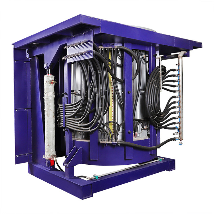 Tilting Aluminum Can Copper Ingot Industrial Metal Melting Furnace