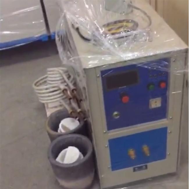 Portable Induction Gold Melting Furnace 2kg Mleting 1800 ℃ Gold Melting Machine