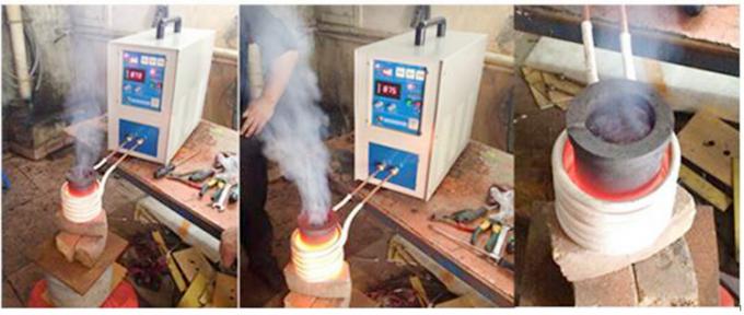 Portable Induction Gold Melting Furnace 2kg Mleting 1800 ℃ Gold Melting Machine