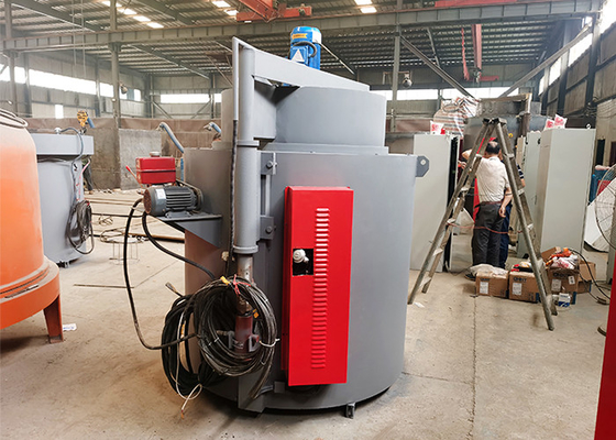 Vertical Metal Carburizing Quenching Tempering Furnace Industrial