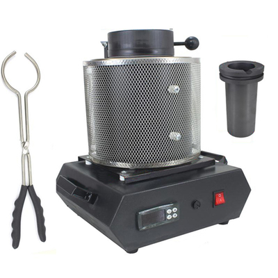 1.5kW Lightweight Mini Electric Melting Furnace For Metal Gold