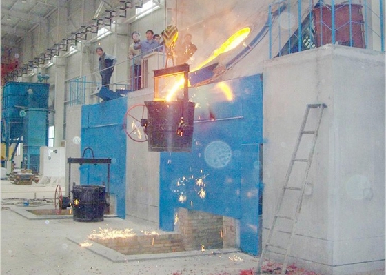 Induction Steel Shell Melting Furnace Aluminum Casting Furnace