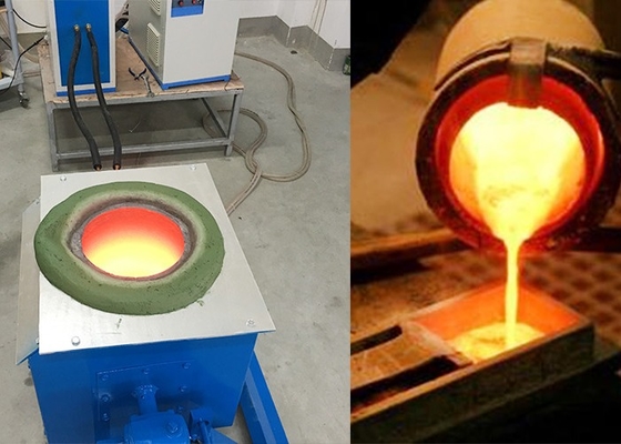 1-20KHZ Lightweight Stainless Steel Melting Furnace Medium Frequency