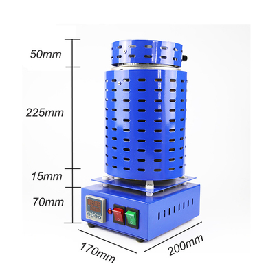 Temperature Control Induction 3kg Gold Melting Furnace