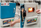 Heat Tempering Box Furnace For Steel 380V Resistance Wire